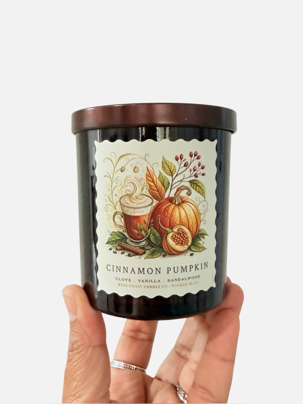 Leoben Company Cinnamon Pumpkin Scented Candle -